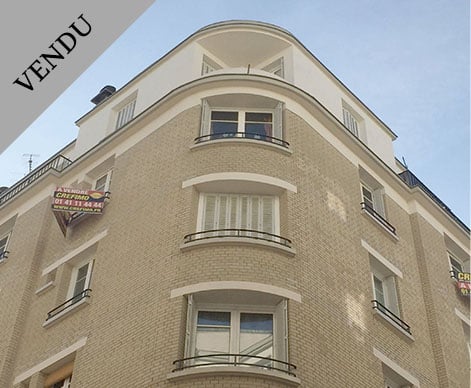 Appartement / Courbevoie / jardin / bourgeois / parquet / cheminée / moulures